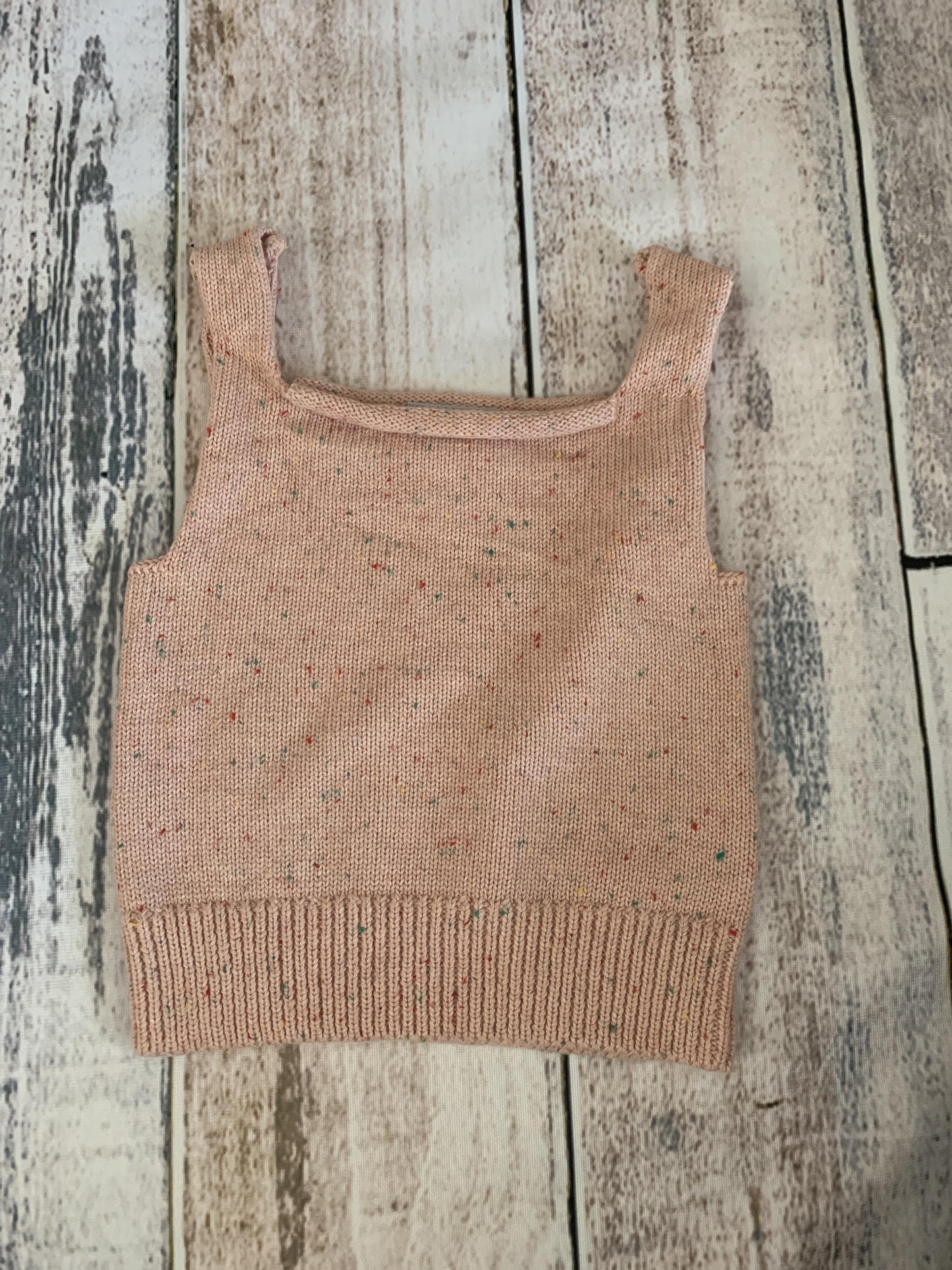 Orcas Lucille Girls pink Tank Top Size: 3-6 months pink