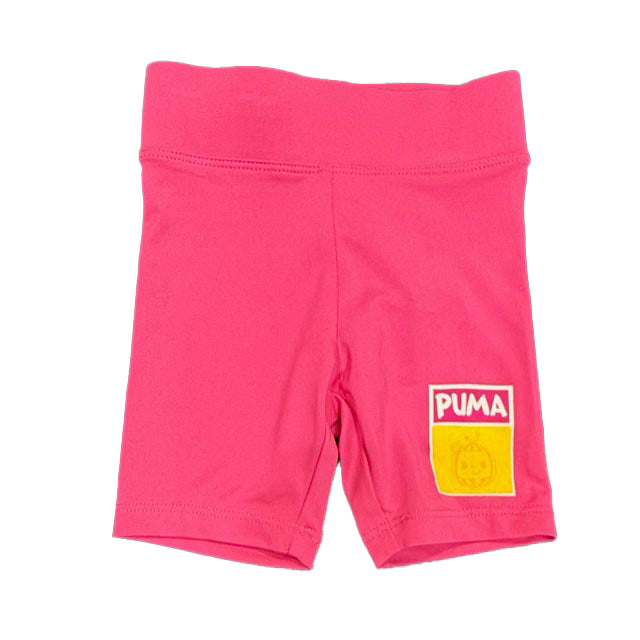 Puma Girls Pink Athletic Shorts Size: 18 Months