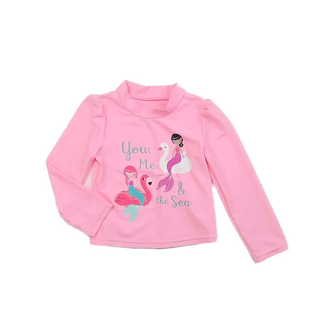 Carter's Girls Pink Rashguard Size: 4T Pink