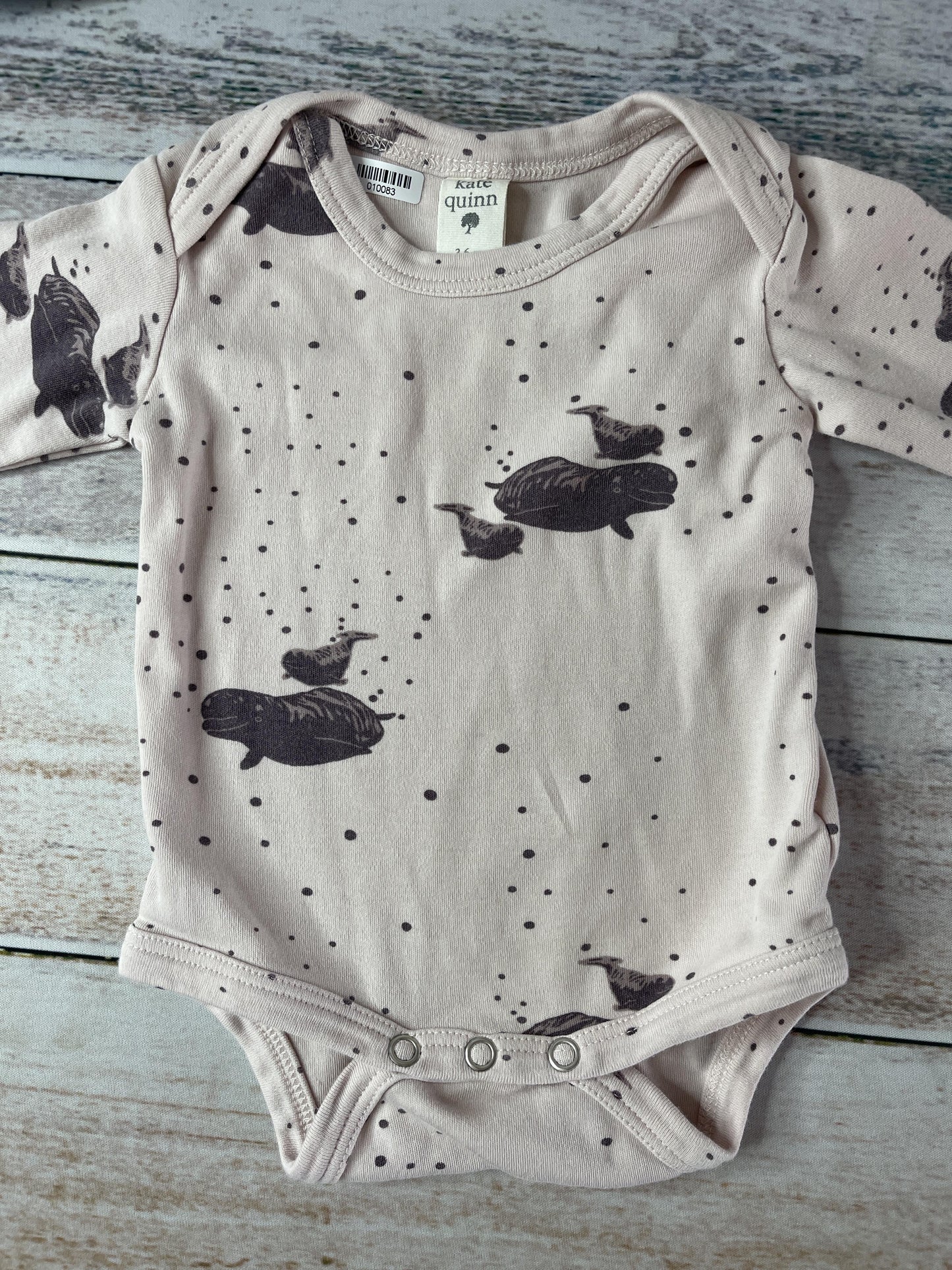 Kate Quinn Unisex pink Onesie Size: 3-6 months pink