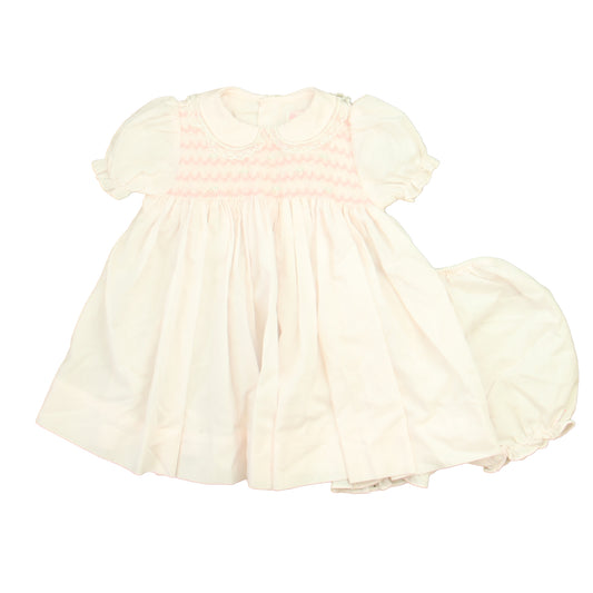 Petit Ami Girls Pink Dress Size: 3 Months Pink