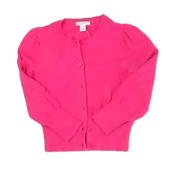 Crewcuts Girls Pink Cardigan Size: 4-5T Pink