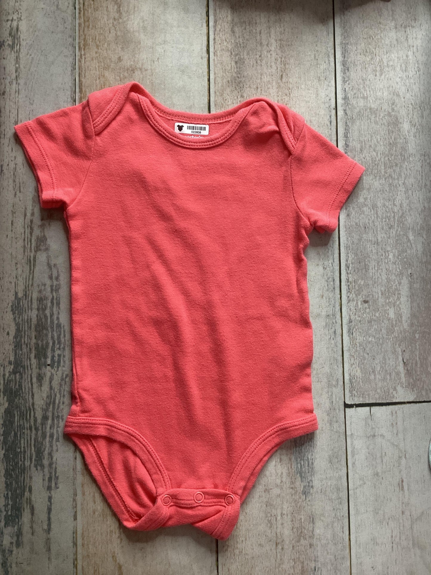 Girls pink Button Down Short Sleeve Size: 12 months pink