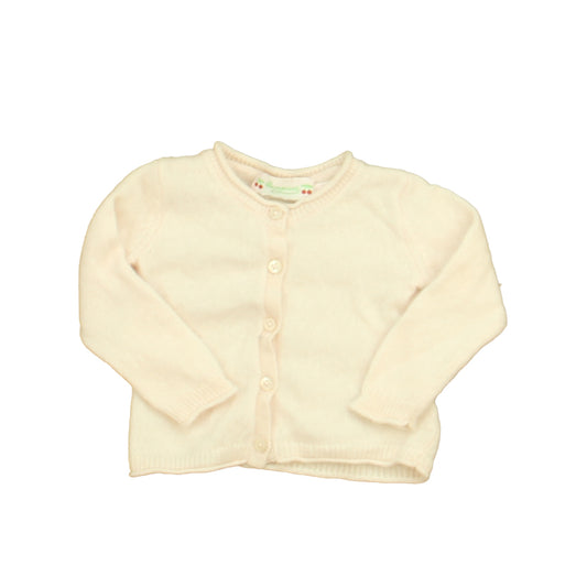 Bonpoint Girls Pink Cardigan Size: 3 Months