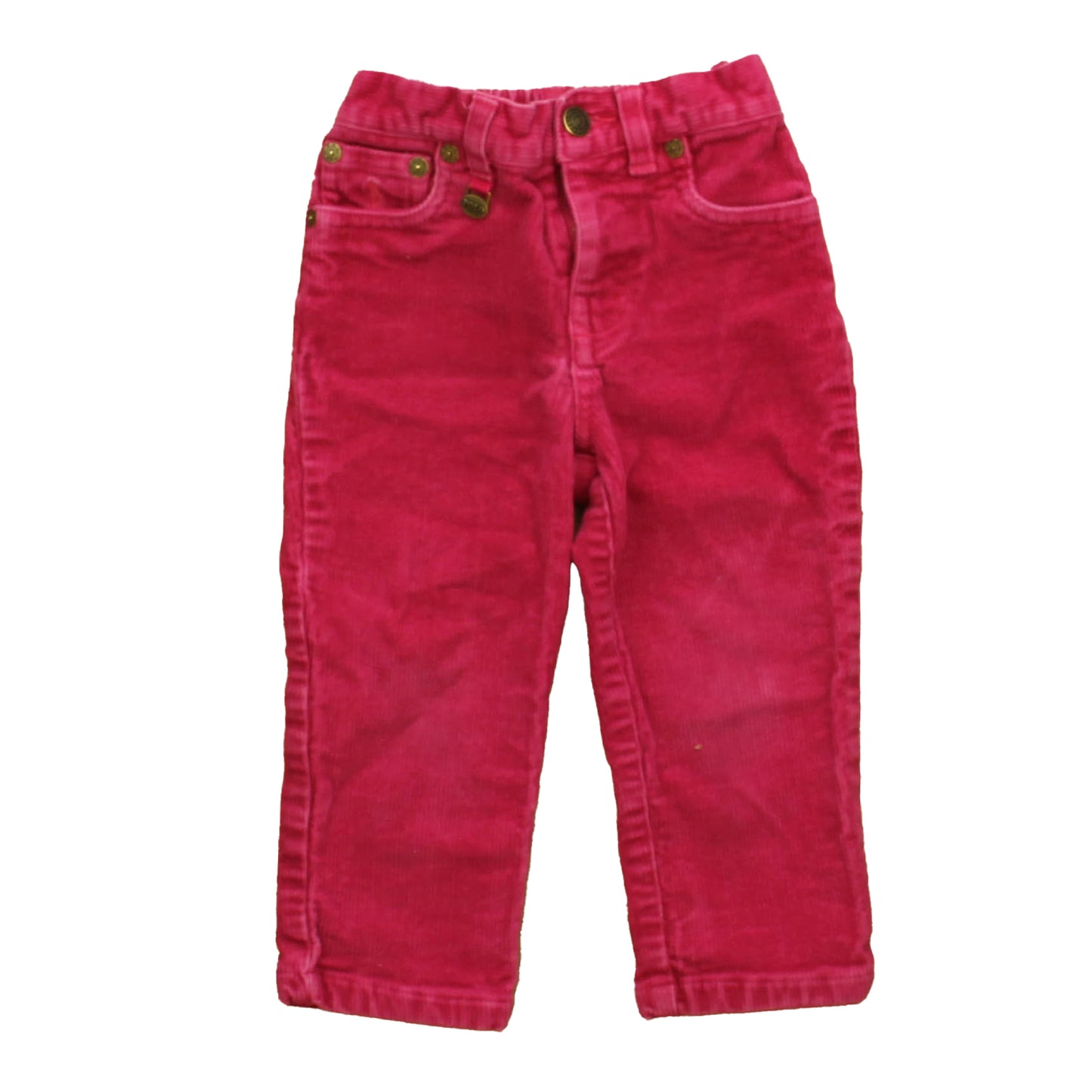 Ralph Lauren Girls Pink Corduroy Pants Size: 24 Months Pink