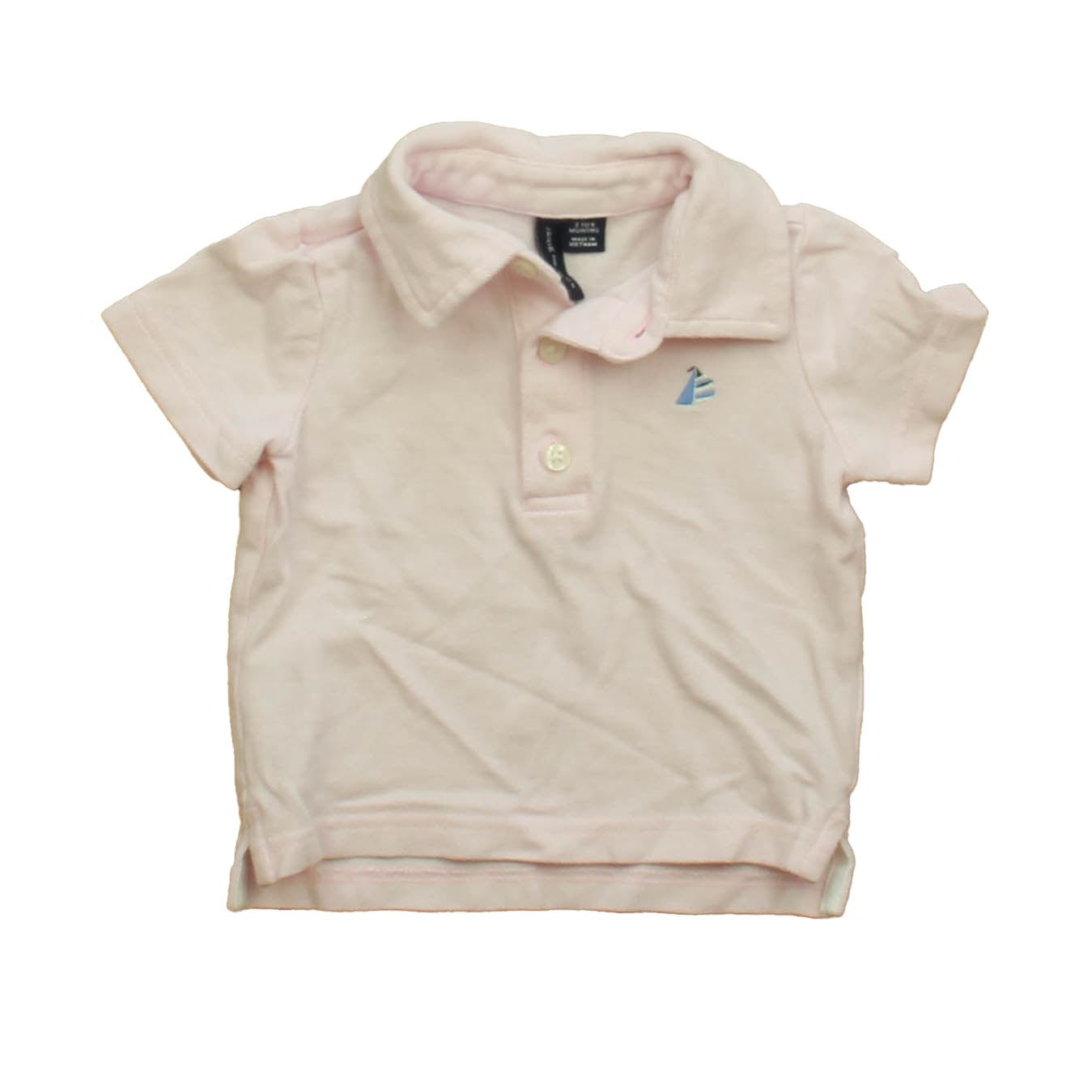 Janie and Jack Boys Pink Polo Shirt Size: 3-6 Months Pink
