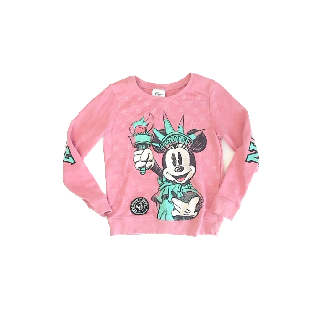 Disney Girls Pink Sweatshirt Size: 5T Pink