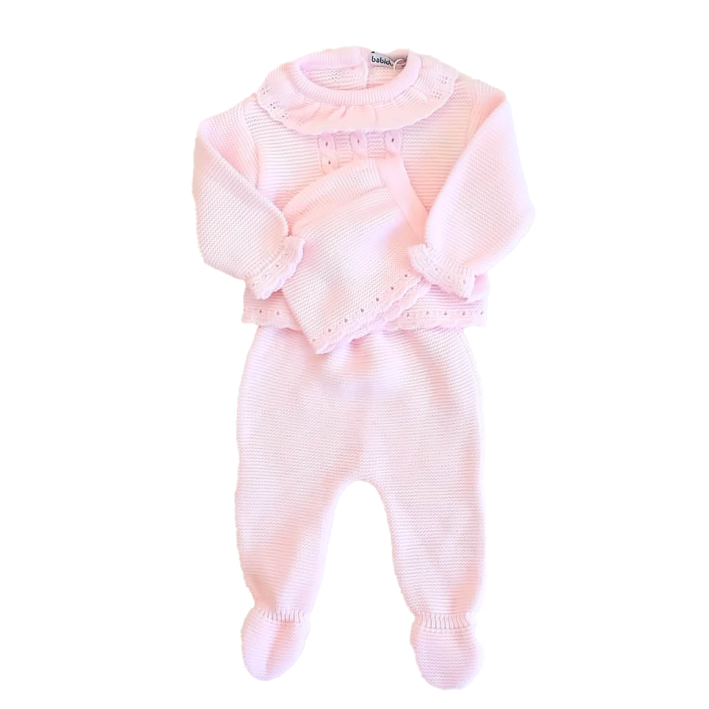 Babidu Girls Pink Apparel Sets Size: 1 Months Pink