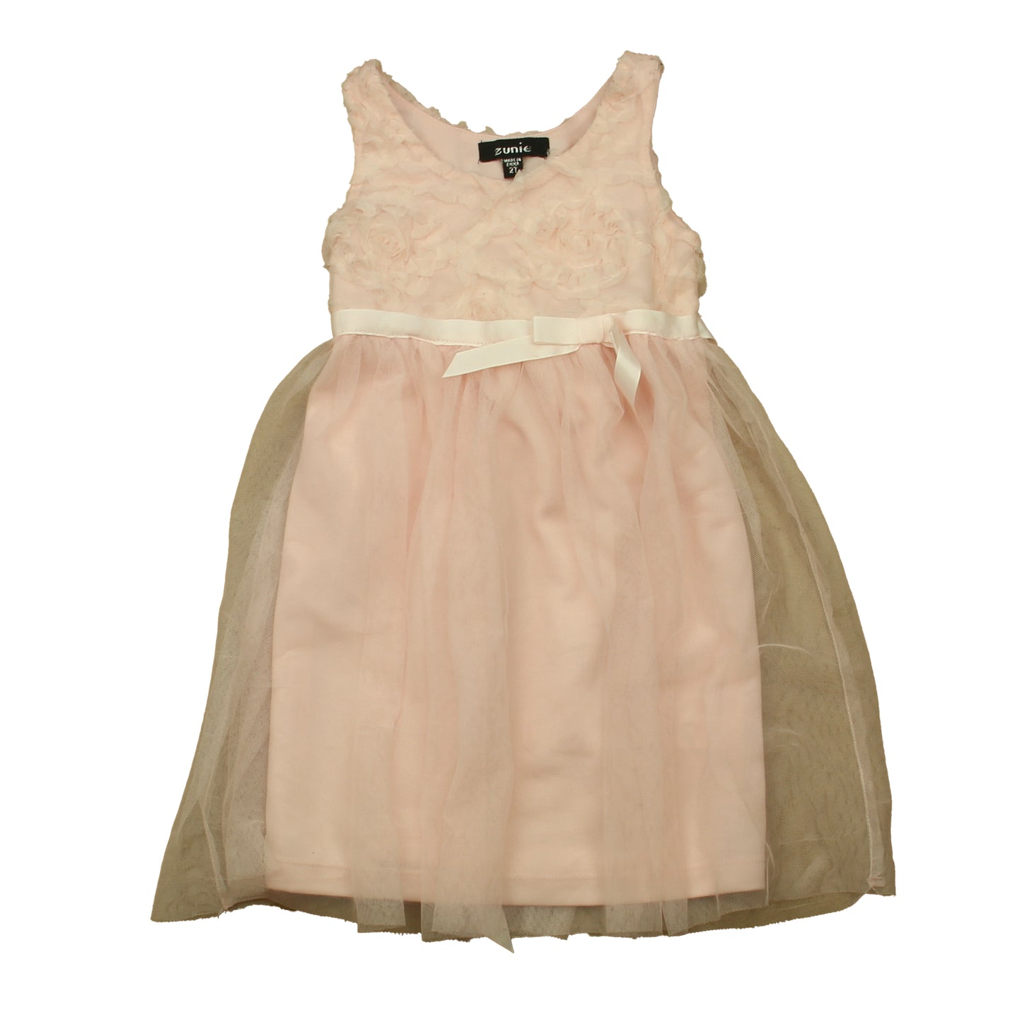 Zunie Girls Pink Dress Size: 2T Pink