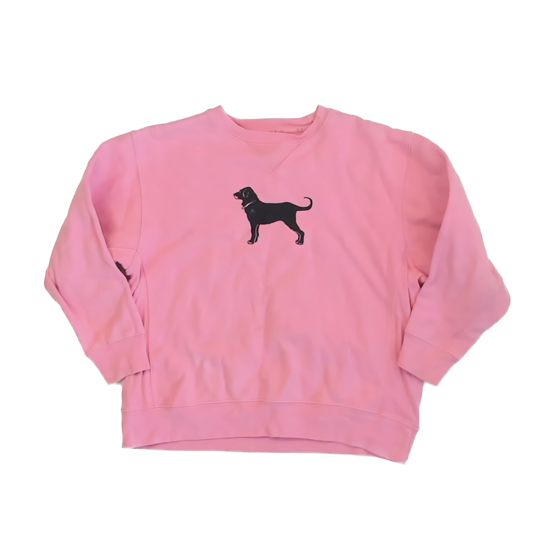 The Black Dog Girls Pink Sweatshirt Size: YLG (14-16 Years) Pink