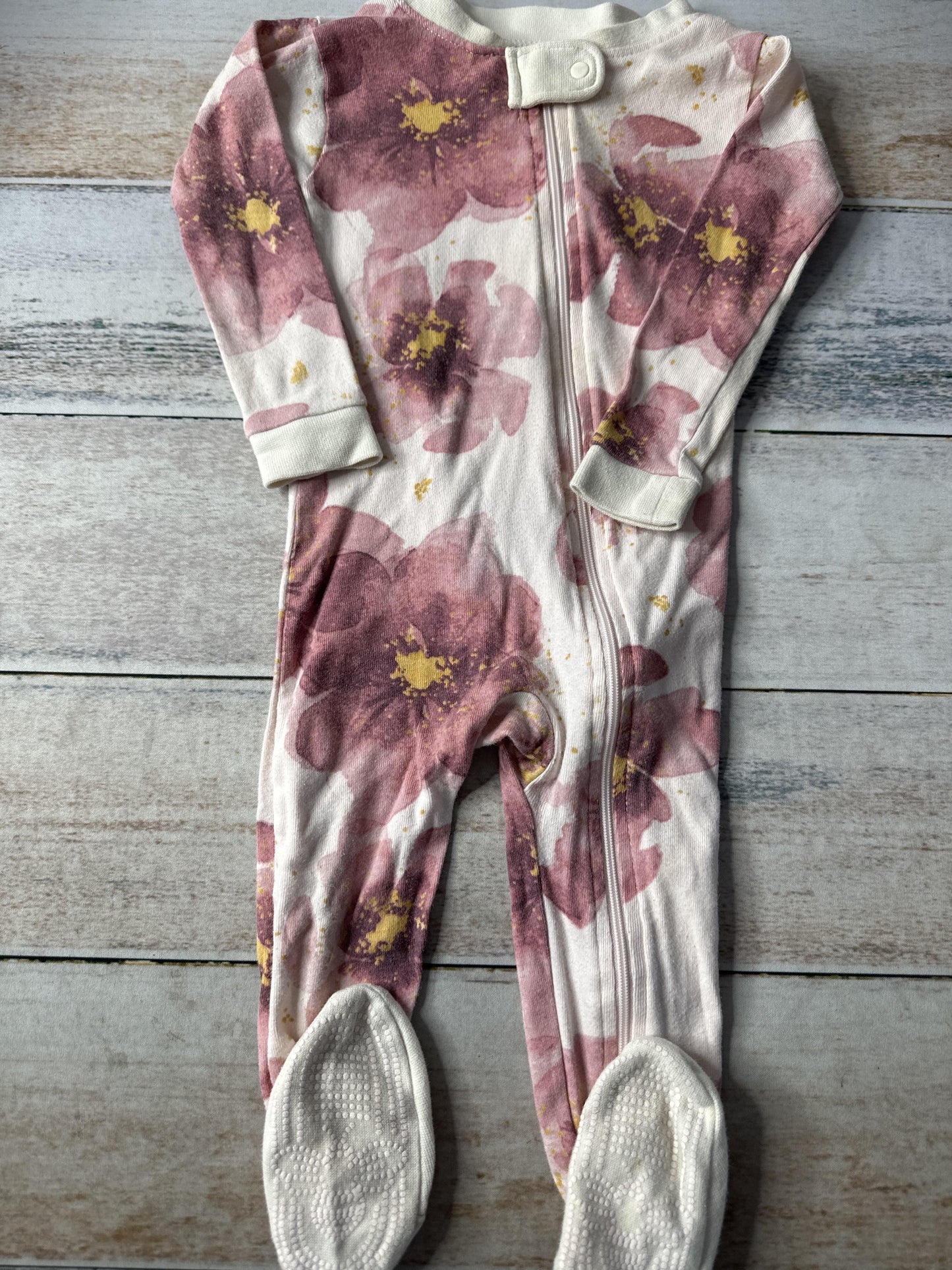 Burt's Bees Girls pink Pajamas Size: 9-12 Months pink
