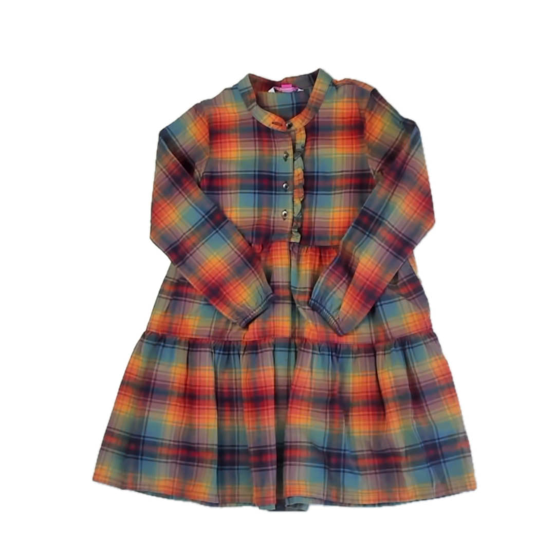 Ruffle Butts Girls Plaid Dress Size: 7 Years Plaid