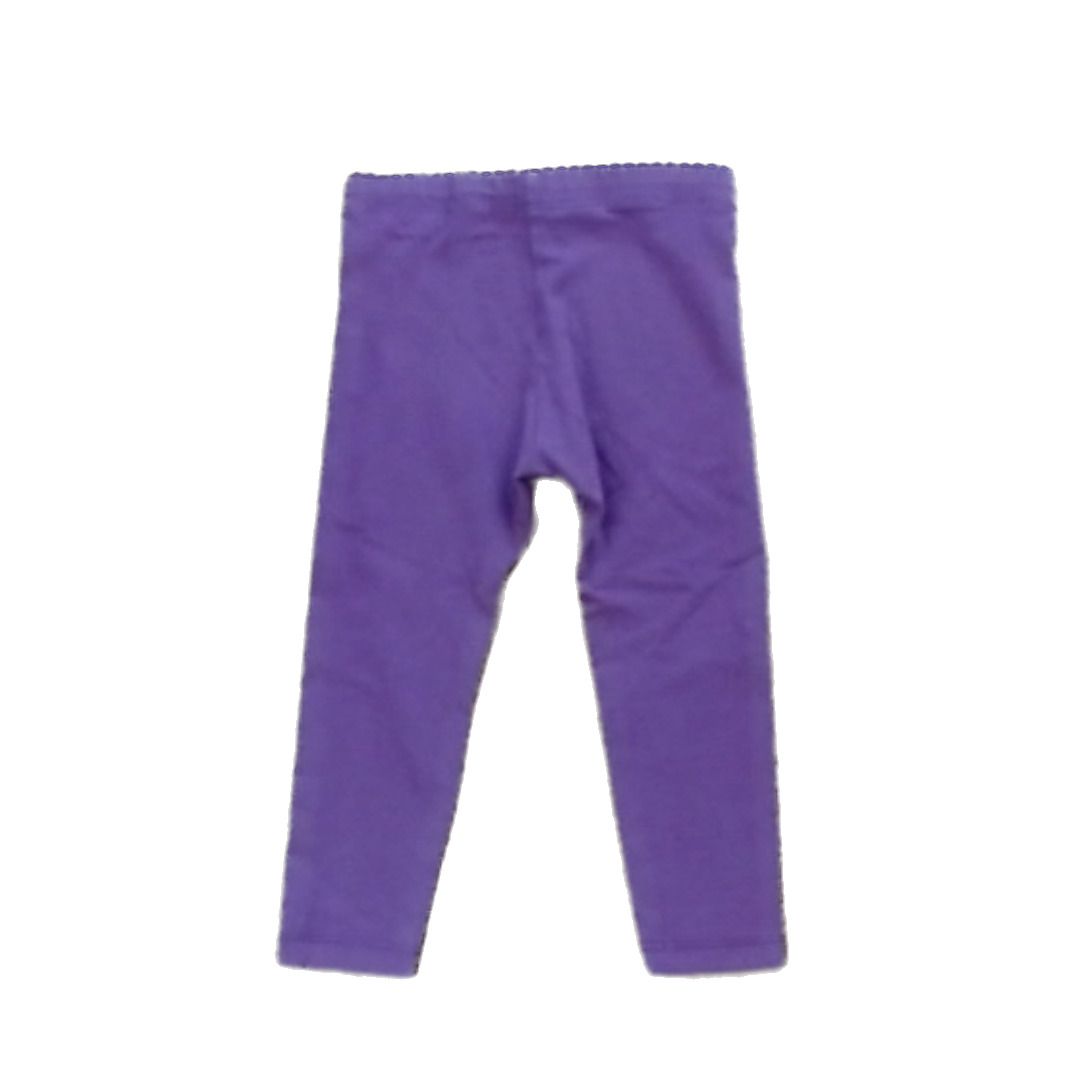 Tea Collection Girls Plum Leggings Size: 18-24 Months Plum