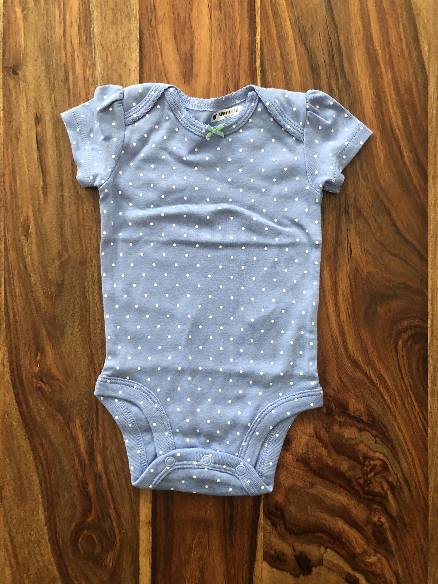 Carters Girls polka dot | Light Blue Onesie Size: 3 months polka dot | Light Blue