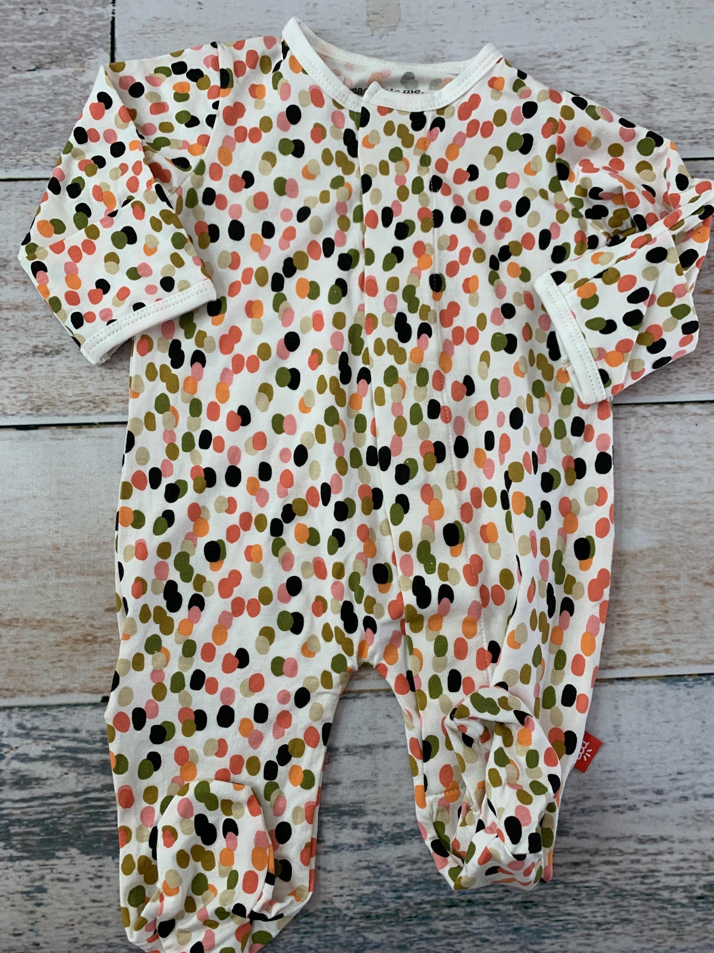 Magnetic Me Girls polka dot Pajamas Size: Newborn polka dot