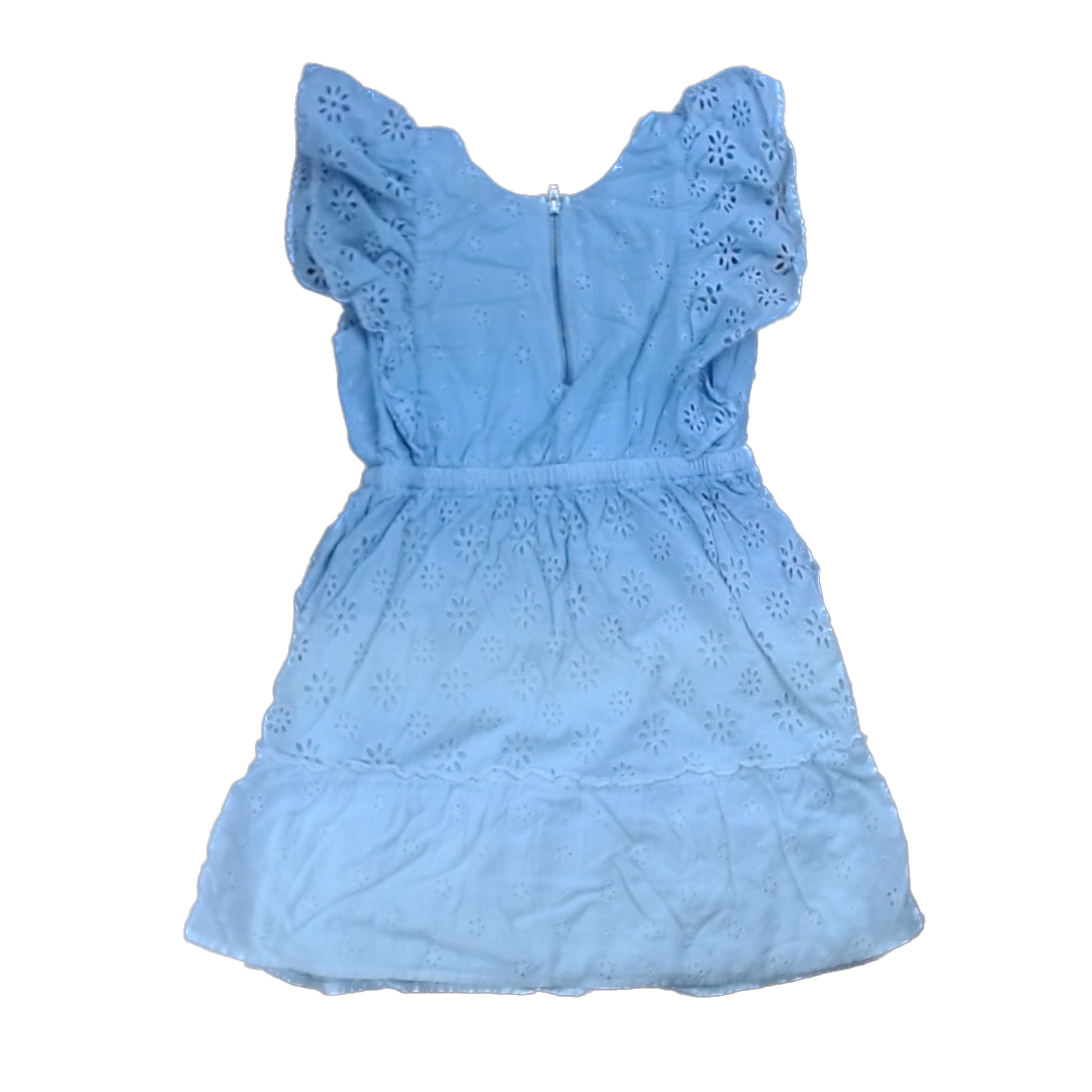 Rockets Of Awesome Girls Powder Blue | White Ombre Lace Dress Size: 6 Years Powder Blue | White Ombre Lace