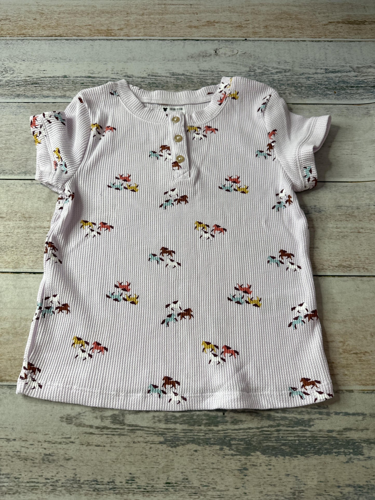 Cat & Jack Girls puple | Horses T-Shirt Size: 5T puple | Horses
