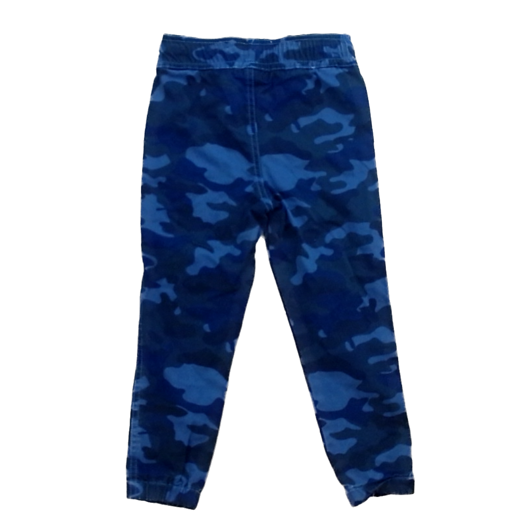 Rockets Of Awesome Boys Purple and Black Camo | White Drawstring Casual Pants Size: 4T Purple and Black Camo | White Drawstring
