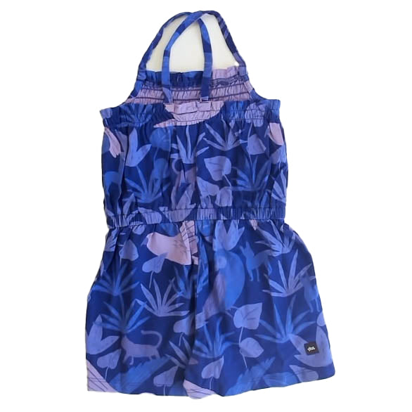 Tea Collection Girls Purple Birds Romper Size: 2T Purple Birds
