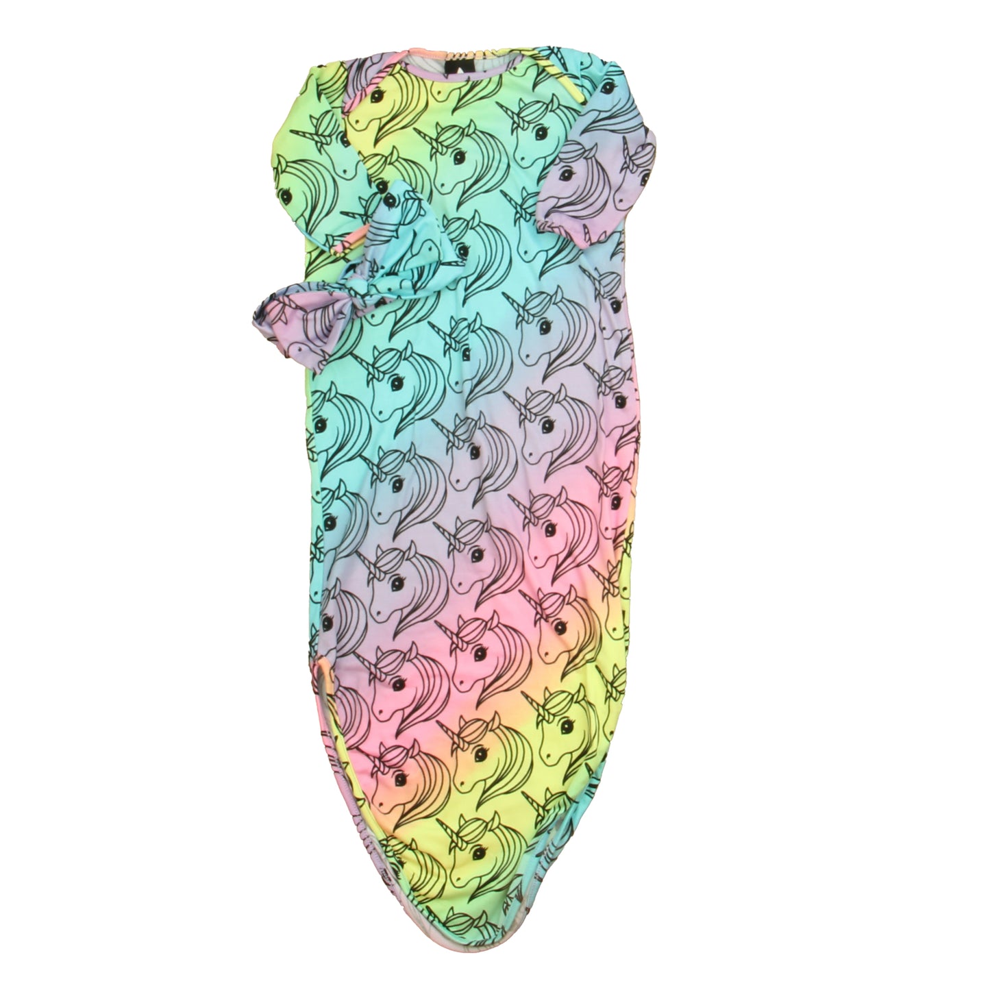 Pixie Lane Girls Purple | Blue | Yellow Unicorn Dress Size: 12-18 Months Purple | Blue | Yellow Unicorn