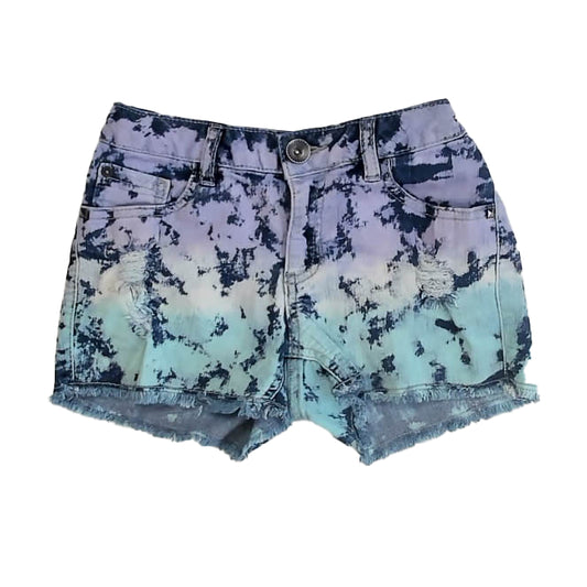 Mudd Girls Purple | Blue Jean Shorts Size: 12 Years Purple | Blue