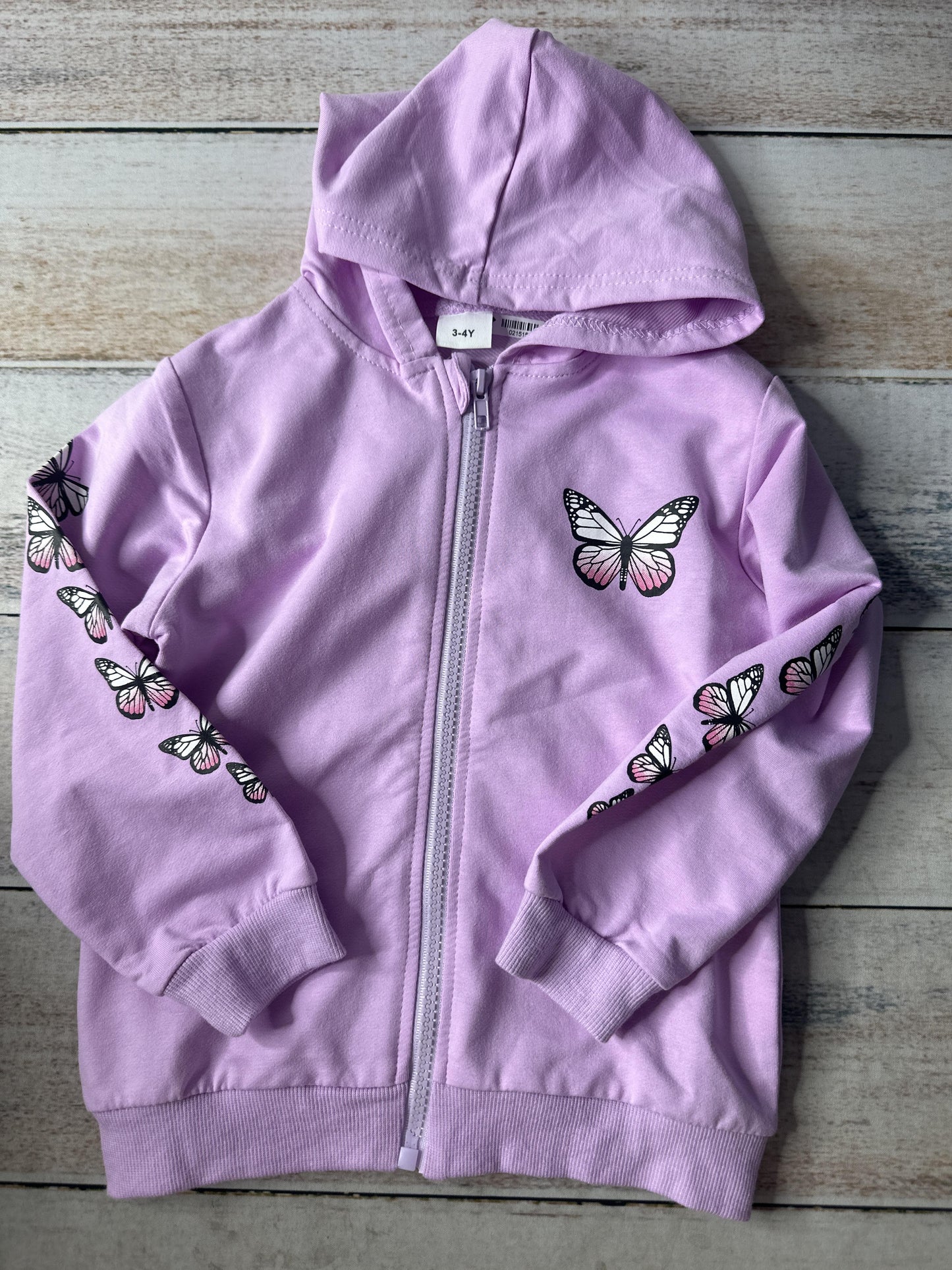 Girls purple | Butterfly Hoodie Size: 3T purple | Butterfly