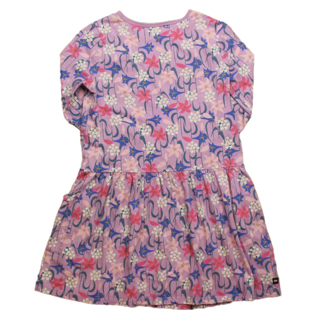 Tea Girls Purple | Floral Dress Size: 12 Years Purple | Floral