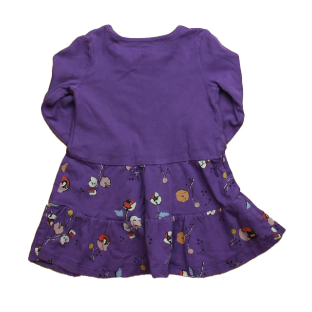 Tea Girls Purple | Floral Dress Size: 2T Purple | Floral