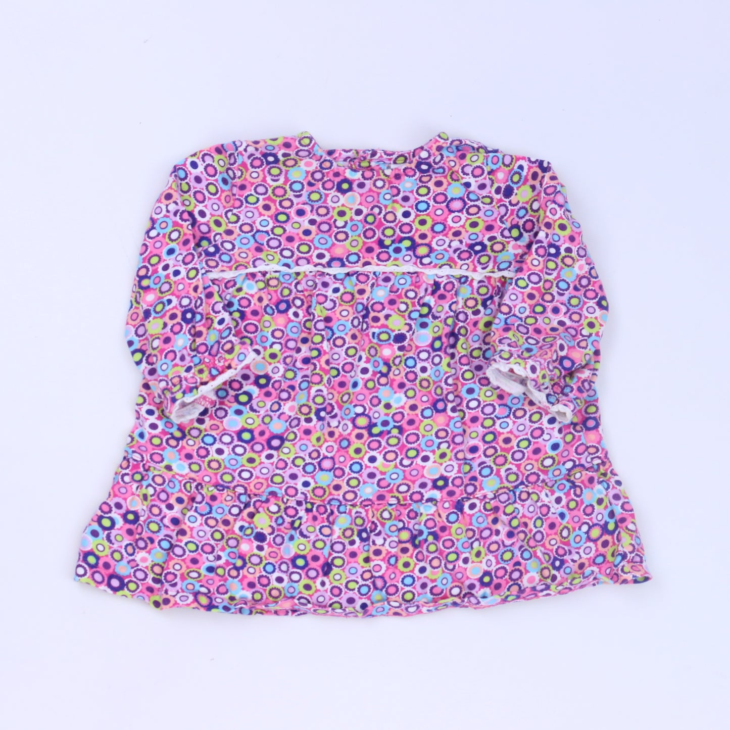 Hanna Andersson Girls Purple Multi Long Sleeve Shirt Size: 3-6 Months Purple Multi