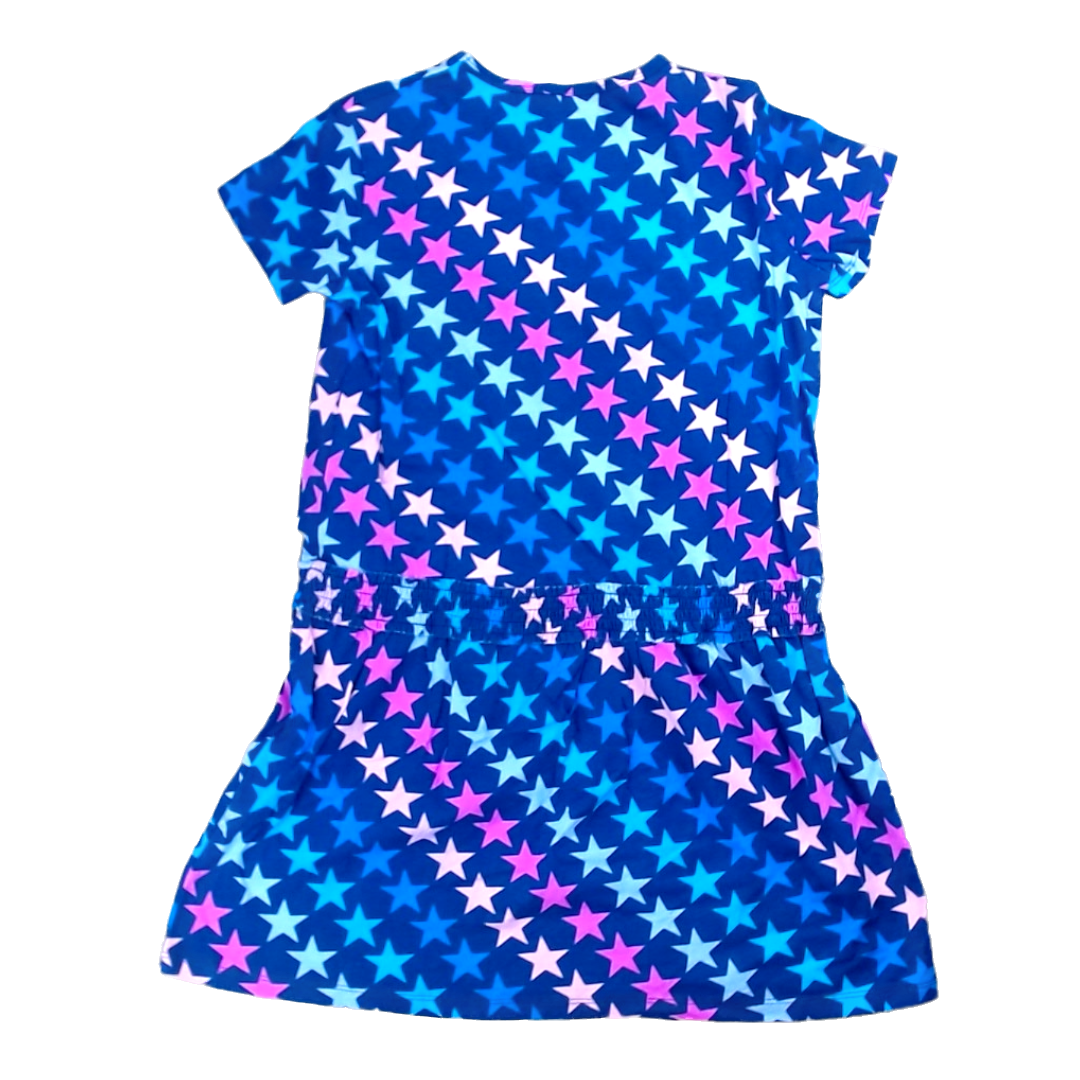 Rockets Of Awesome Girls Purple | Multicolored Stars Dress Size: 10 Years Purple | Multicolored Stars
