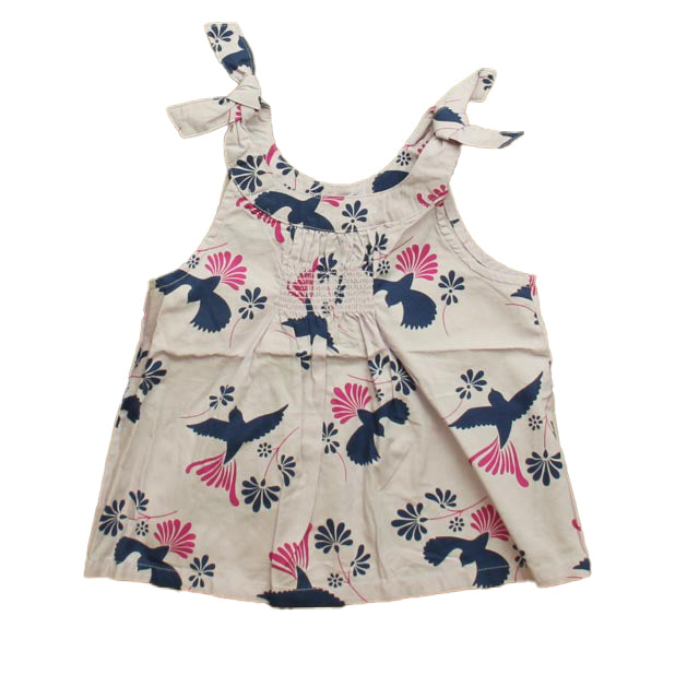 Tea Girls Purple | Navy Tank Top Size: 18-24 Months Purple | Navy
