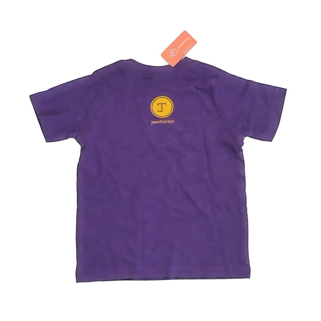 Jean Therapy Unisex Purple | NOLA T-Shirt Size: 2T Purple | NOLA
