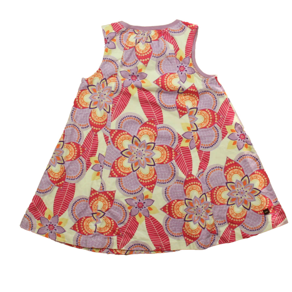 Tea Girls Purple | Pink Floral Dress Size: 3T Purple | Pink Floral
