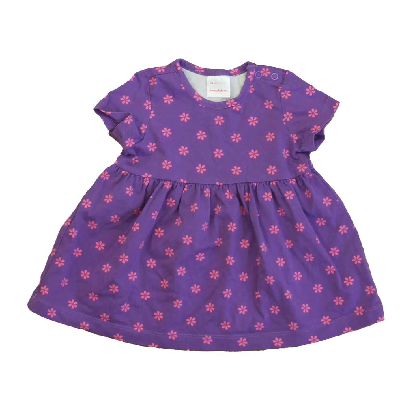 Hanna Andersson Girls Purple | Pink Dress Size: 3-6 Months