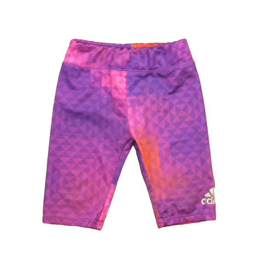 Adidas Girls Purple | Pink Athletic Pants Size: 12 Months Purple | Pink