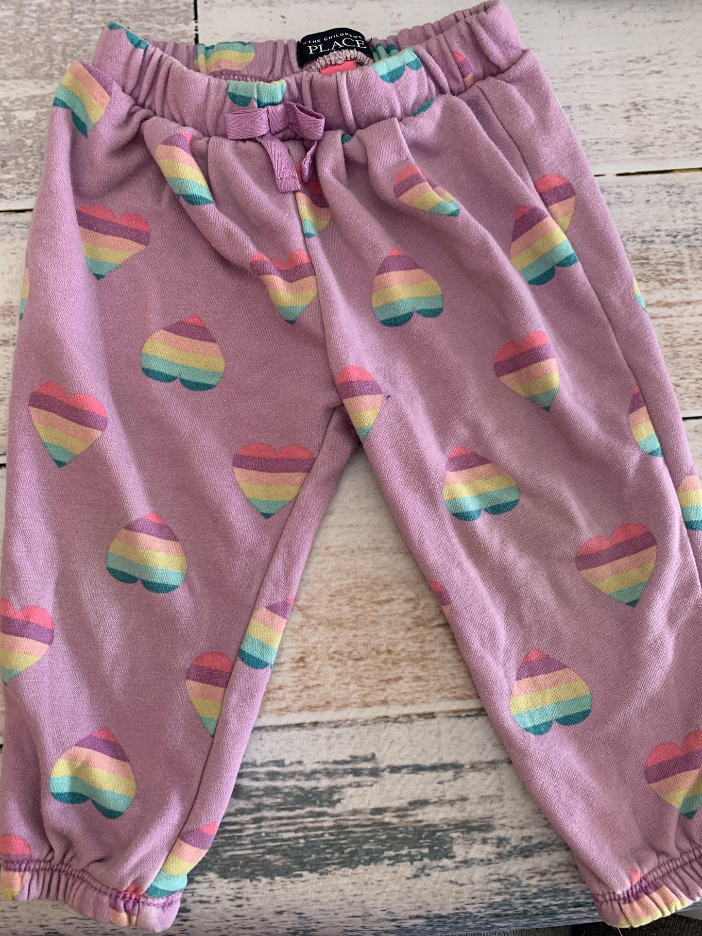 Children's Place Girls purple | Rainbow Pants Size: 18-24 months purple | Rainbow