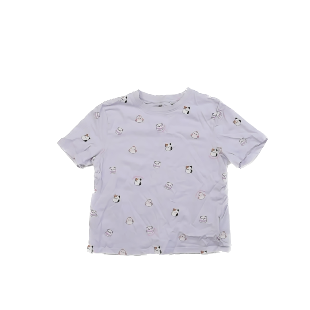 H&M Girls Purple | Squishmallow T-Shirt Size: 8-10 Years Purple | Squishmallow