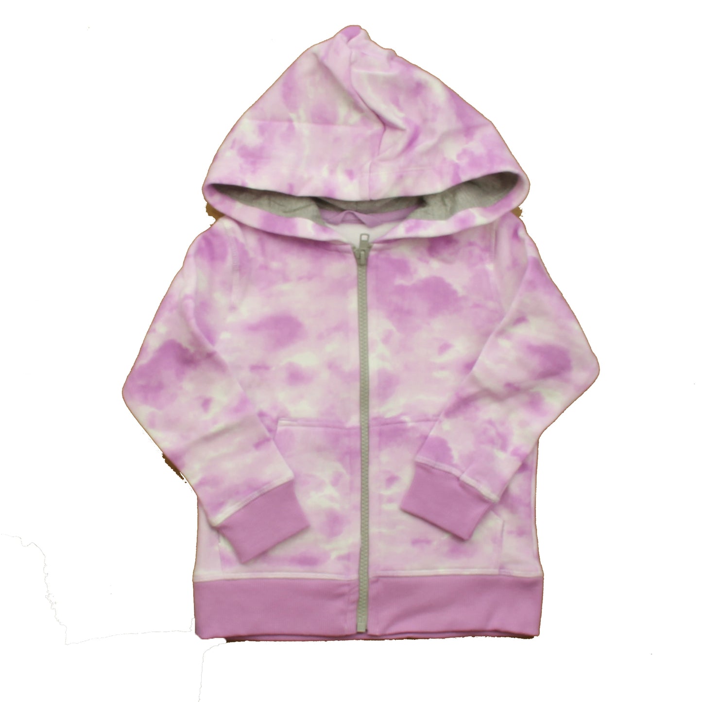Mightly Girls Purple Tie Dye Hoodie Size: 2-5T Purple Tie Dye