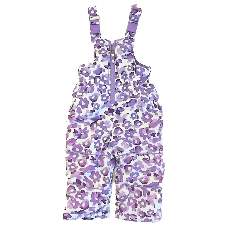 Pink Platinum Girls Purple | White Snow Pants Size: 24 Months Purple | White