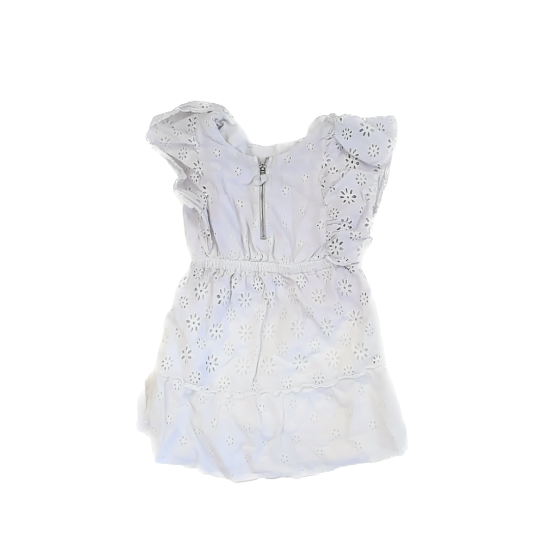 Rockets Of Awesome Girls Purple | White Dress Size: 4T Purple | White
