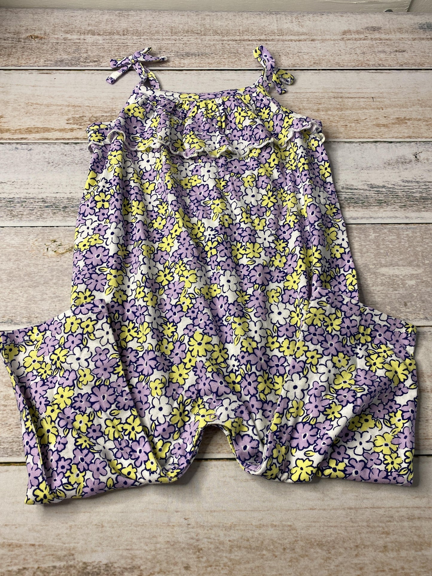 Harper Canyon Girls purple | Yellow | Flowers Romper Size: 24 months purple | Yellow | Flowers