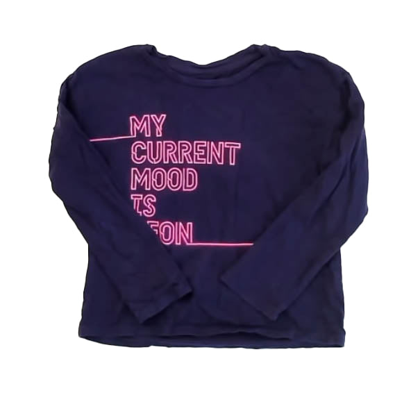 Rockets Of Awesome Girls Purple Long Sleeve T-Shirt Size: 7 Years Purple