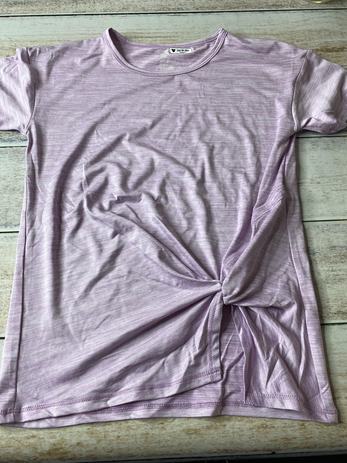 All in Motion Girls purple Shirt Size: 8-Jul purple