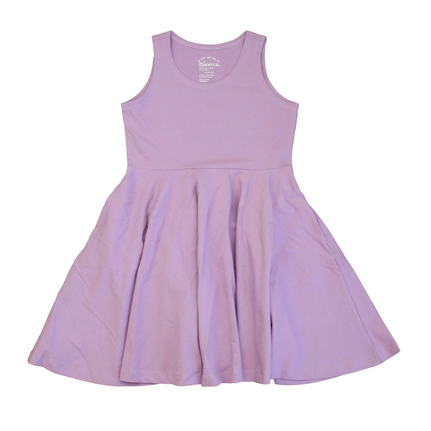 Mightly Girls Purple Dress Size: 6-14 Years Purple