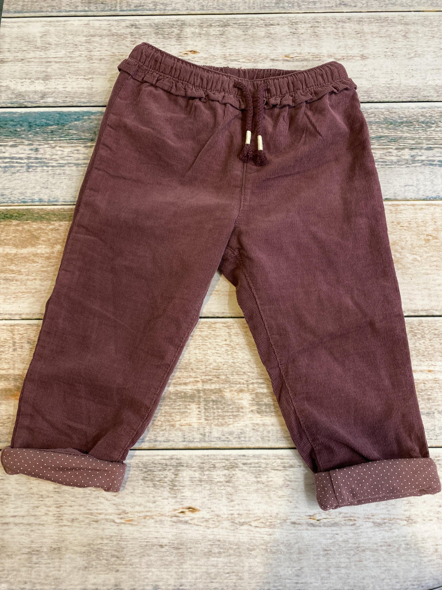 H&M Girls purple Pants Size: 18 months purple
