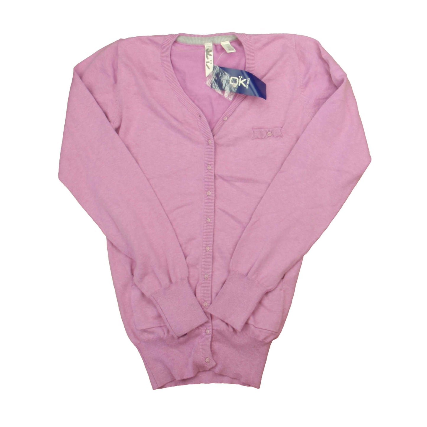 Okaidi Girls Purple Cardigan Size: 12 Years Purple