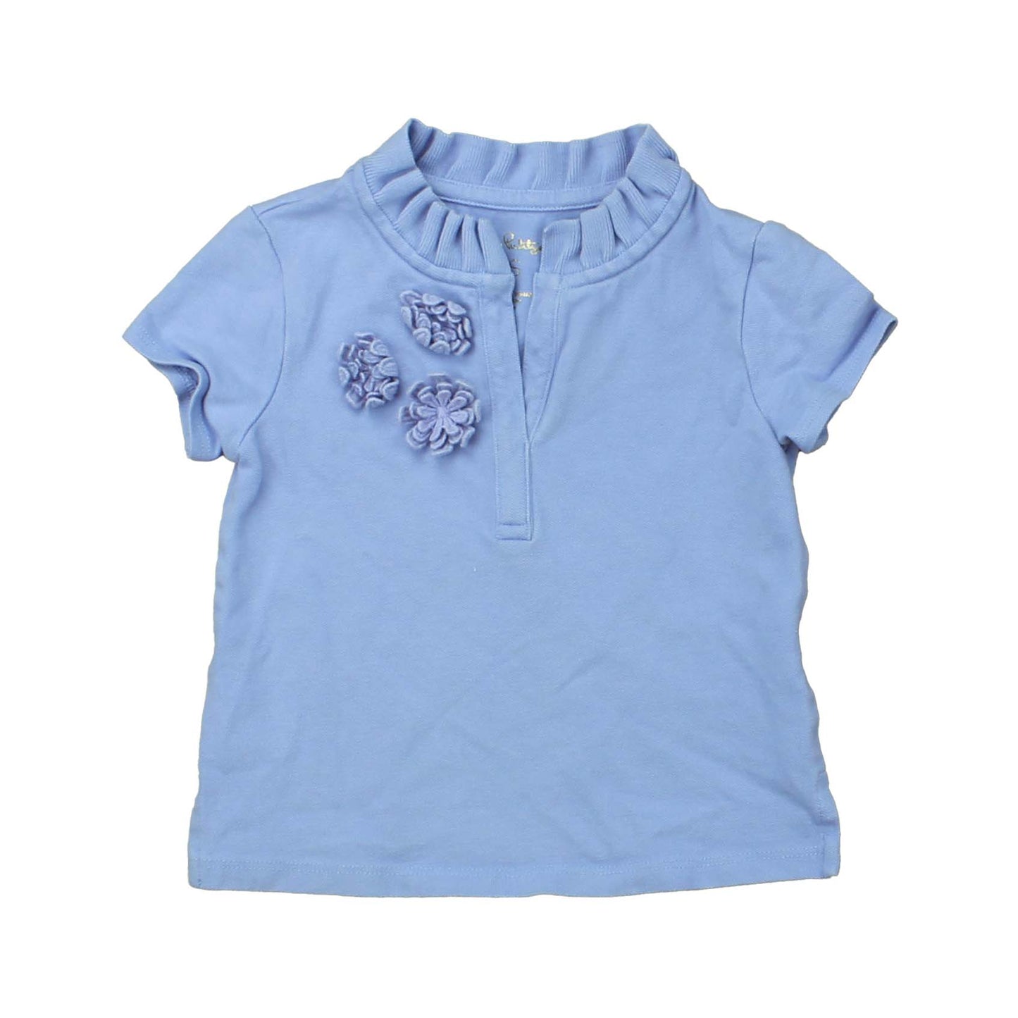 Lilly Pulitzer Girls Purple Polo Shirt Size: 2-3T Purple