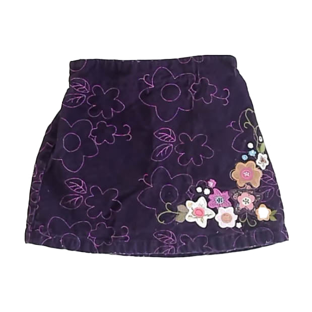 Lands' End Girls Purple Skirt Size: 4T Purple