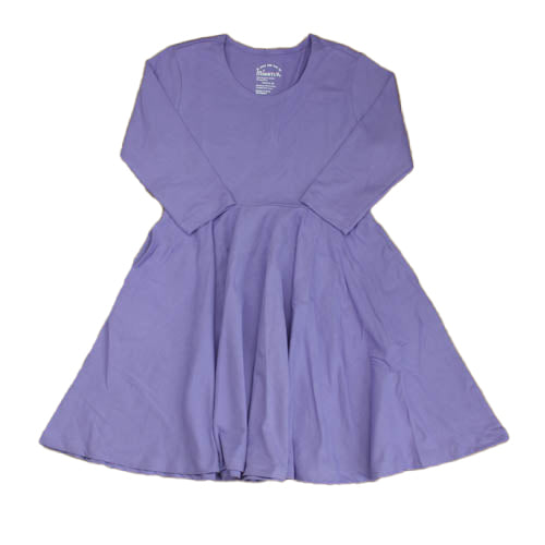 Mightly Girls Purple Dress Size: 6-14 Years Purple