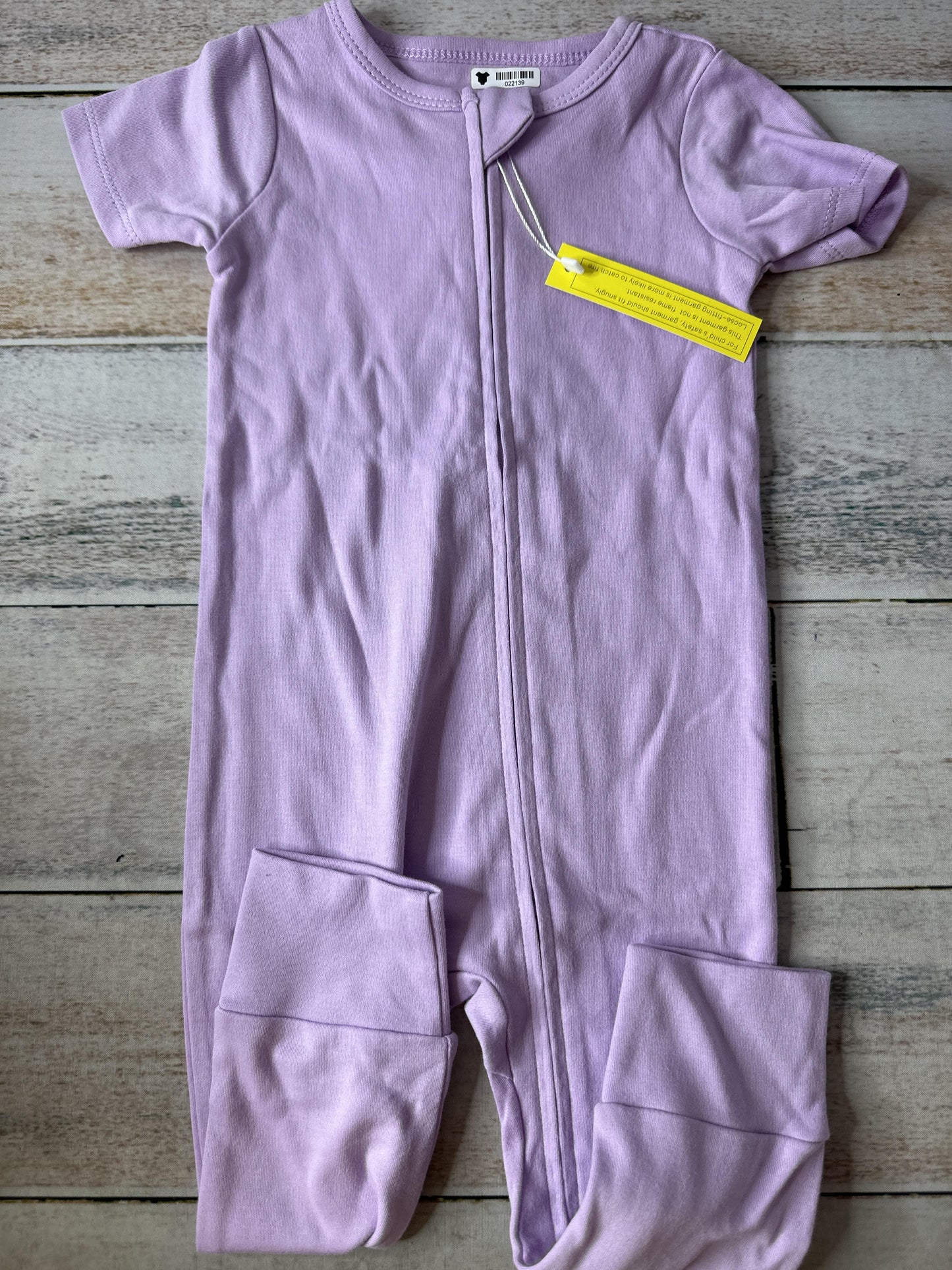 Aablexema Girls purple Button Down Short Sleeve Size: 12-18 months purple